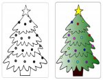 Crafts Too Embossing Folder - CTFD3001 - Christmas Tree