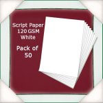 Script Paper - White