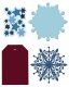 HCD1-7108 Snow Kissed Flakes and Tag Die - Snow Kissed Collection
