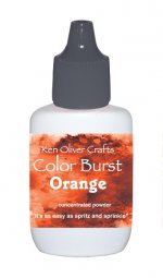 Orange - Color Burst by Ken Oliver