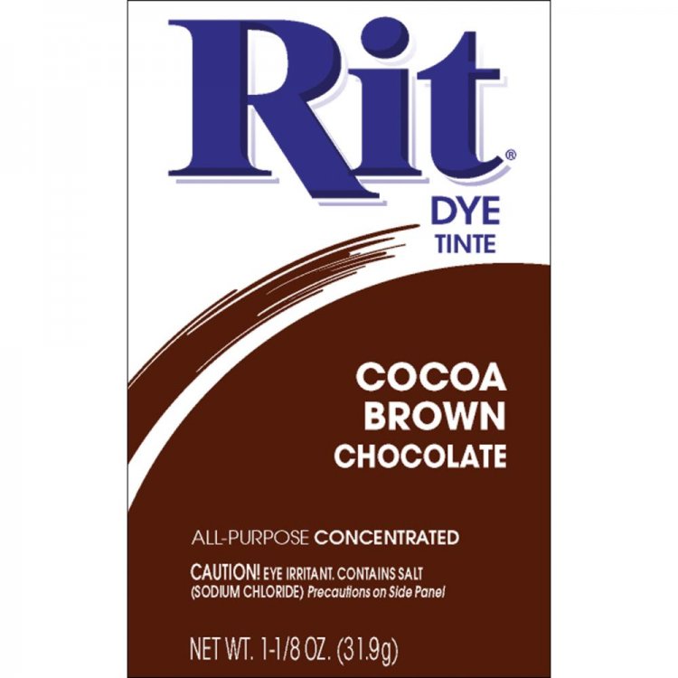 Rit Dye Powdered Fabric Dye, Cocoa Brown - 1.125 ounces - Click Image to Close