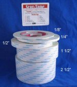 SCOR-TAPE 2 1/2" wide x 27 yards long (double sided) .