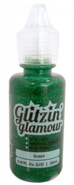 CO721978 - Glitzin Glamour Glitter Glue - Green