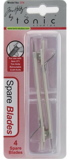Tonic Studio - 4pc. Spare Blade pack for Retractable Craft Knife - Click Image to Close