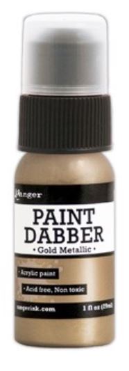 Ranger - Paint Dabber 1 oz. - Gold Metallic - Click Image to Close