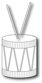 Fancy Drum - Memory Box - Click Image to Close