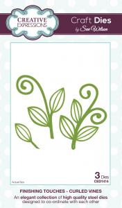 Finishing Touches Collection - Curled Vines CED1414 - Sue Wilson - Click Image to Close
