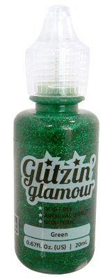 CO721978 - Glitzin Glamour Glitter Glue - Green - Click Image to Close