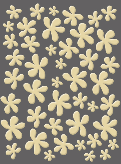 Funky Flowers - Craft Concept Embossing Folder - Click Image to Close