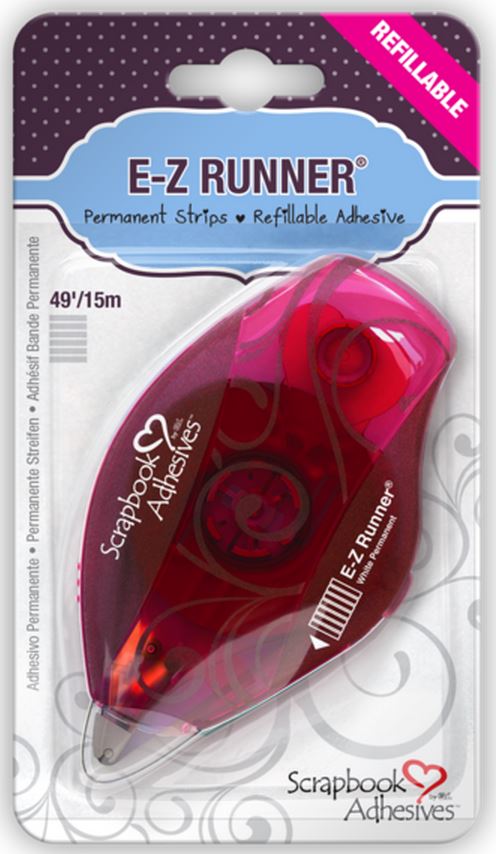 E-Z Runner Permanent Strips Refillable Dispenser - Click Image to Close