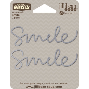 Smile Wire Word - Mix the Media - Click Image to Close