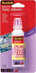 Scotch Quick Dry Tacky Adhesive