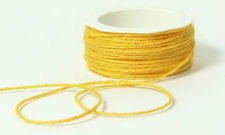 Burlap String 5 yd. Spool - Yellow - Click Image to Close