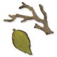 Movers & Shapers Magnetic Die Set 2pk - Mini Branch & Leaf Set (657208TH)